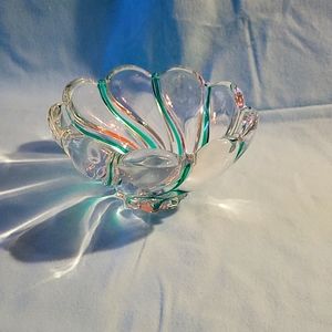 Vintage Mikasa Peppermint Green Nut Bowl